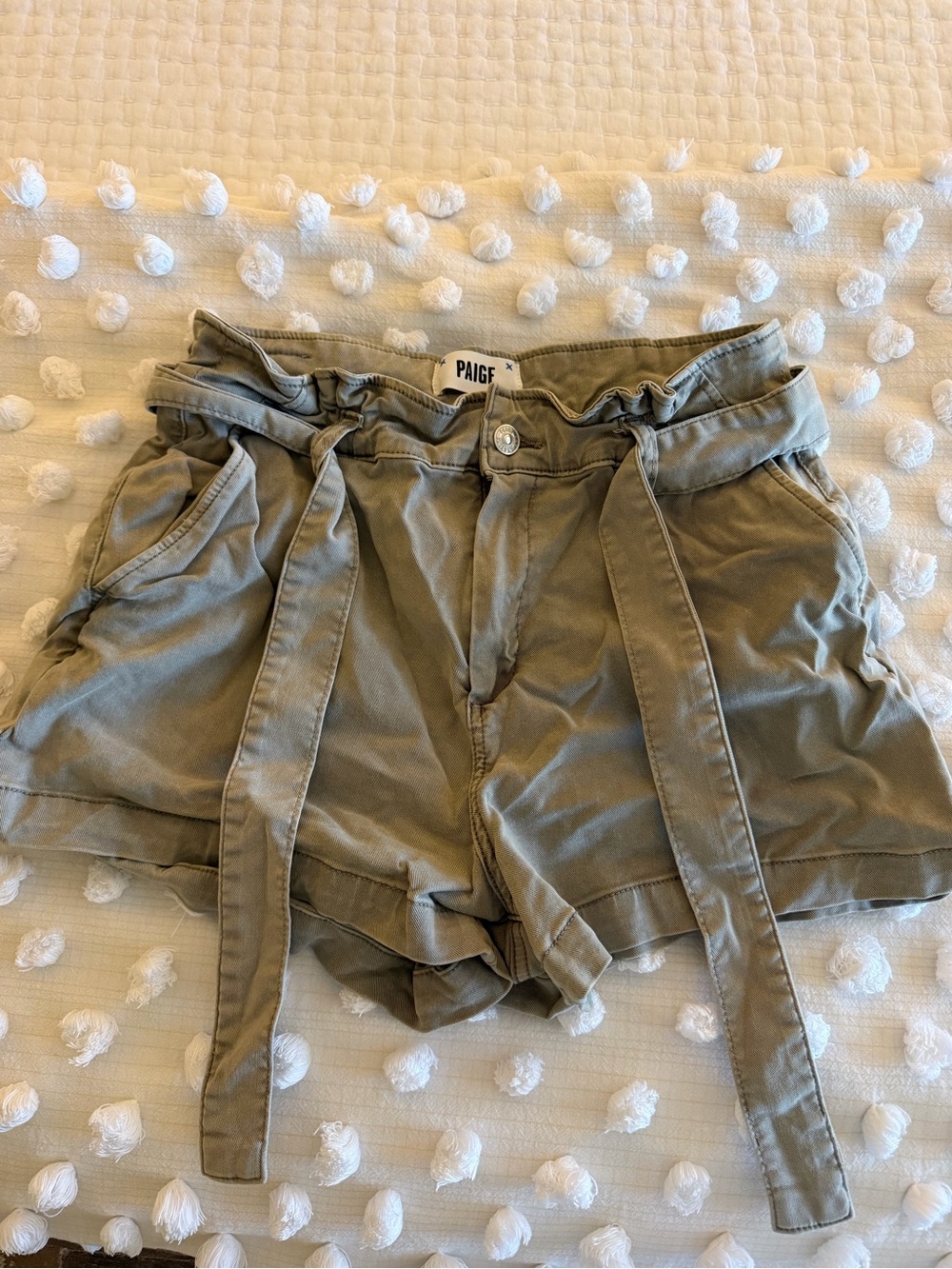 PAIGE ANESSA SHORTS— Moss Taupe